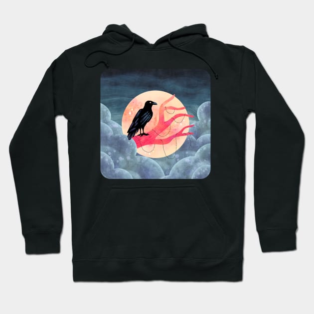 Raven Moon Hoodie by DearTreehouse